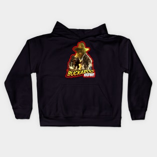 The Adventures of Buckaroo Bigfoot Sasquatch Explorer Kids Hoodie